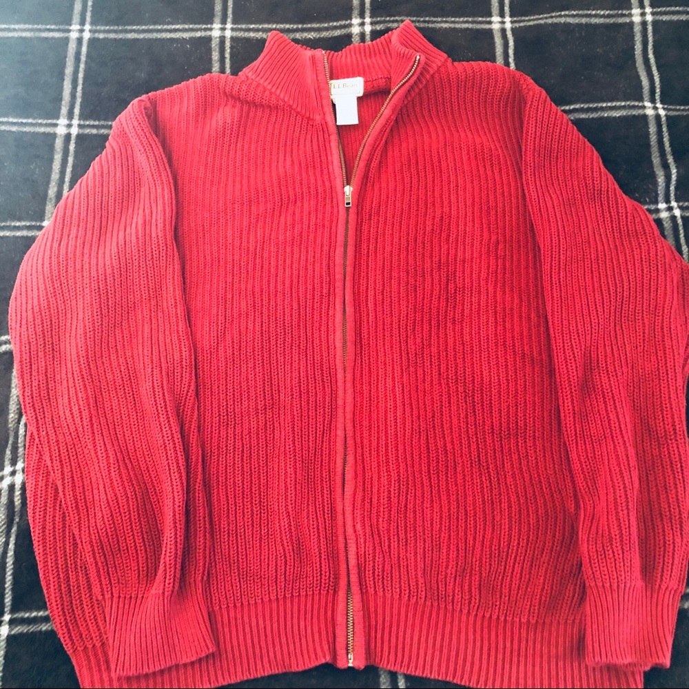Vintage L.L. Bean Zip-up Sweater